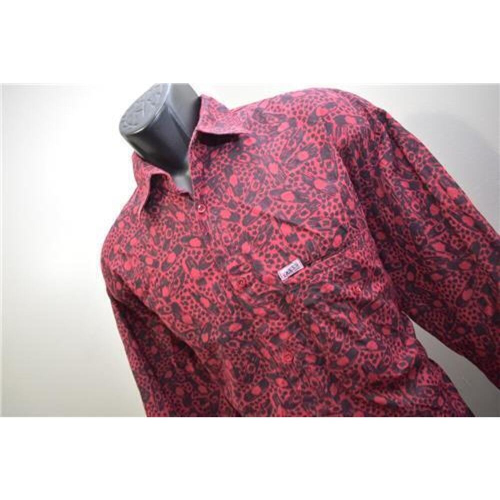 Vintage 90's Guess Georges Marciano Graphic Dress Shirt Mens Sz 1 (16-34)